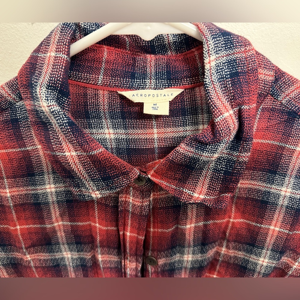 Aeropostale Flannel 🩷💙🤍